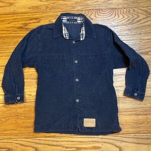 Burberry Kids Corduroy Casual Button up shirt Boys 6